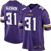 Nike Men & Women & Youth Vikings #31 Jerick McKinnon Purple Team Color Game Jersey,baseball caps,new era cap wholesale,wholesale hats